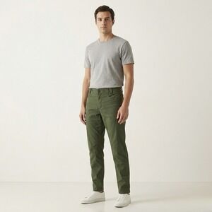 Patagonia Venga Rock Pants Mens 28 Green Canvas Cotton Stretch 29x29 Hiking